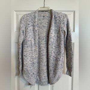 LOFT Multicolor Knit Open Cardigan Sz XS